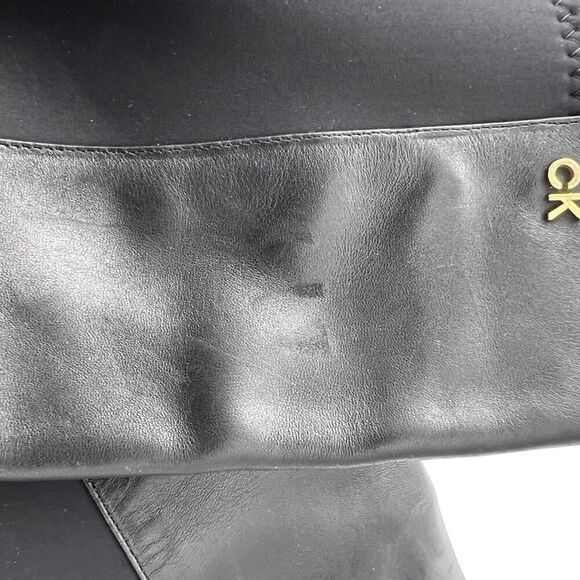 CALVIN KLEIN FREEDA KNEE HIGH BOOTS 9.5 WIDE CALF - Picture 9 of 14